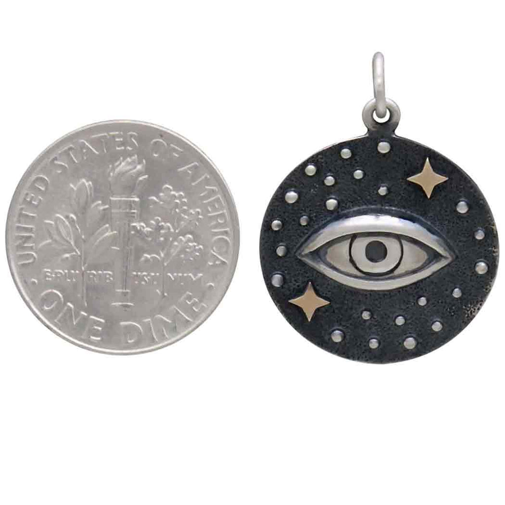 cosmic eye pendant-6455