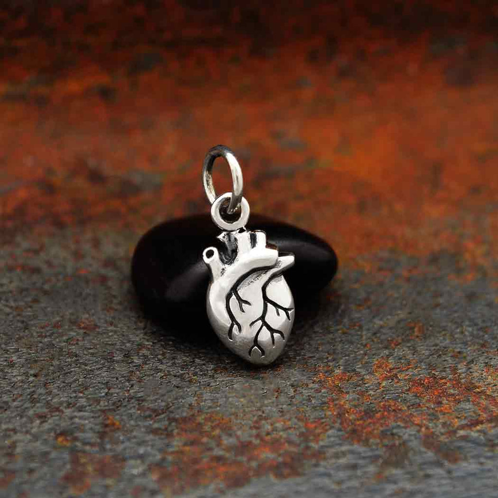 3D Anatomical Heart Charm-6594