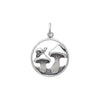 Mushroom Charm with Snail-6630