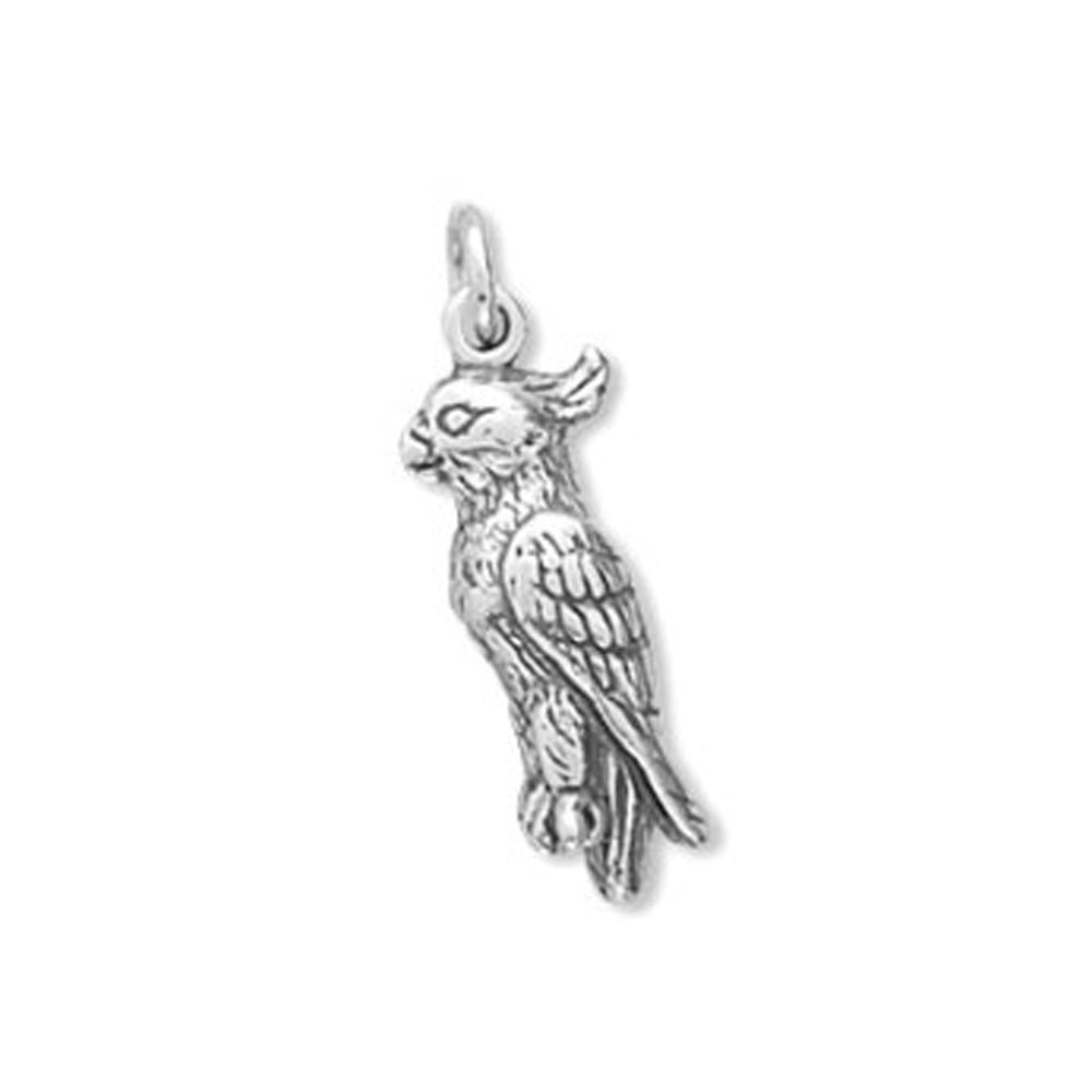 Cockatiel Charm Sterling Silver Cockatiel Charm Sterling Silver