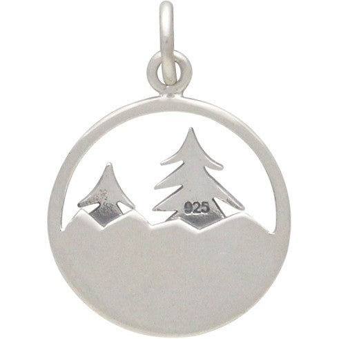 Tree and Mountain Necklace-1641 - Kevin N Anna