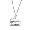 Courage Braille Necklace-B22 - Kevin N Anna