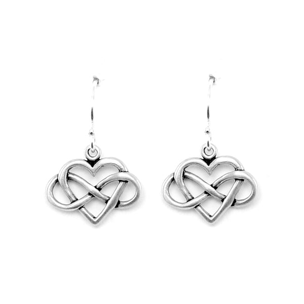 Infinity Heart Earrings-C11E - Kevin N Anna