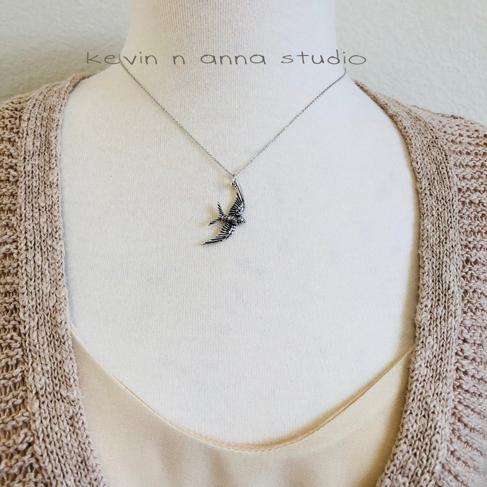 Birds Necklace-C33 - Kevin N Anna