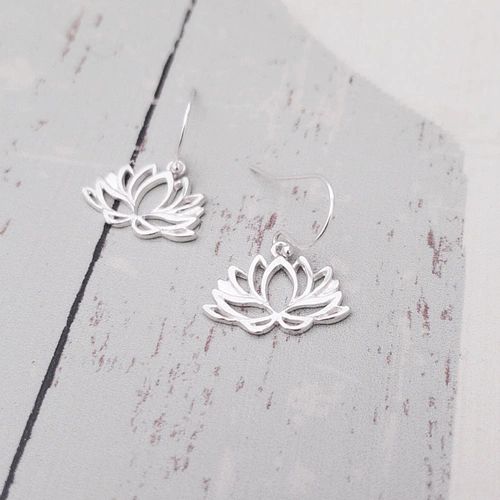 Lotus Earrings-C38E