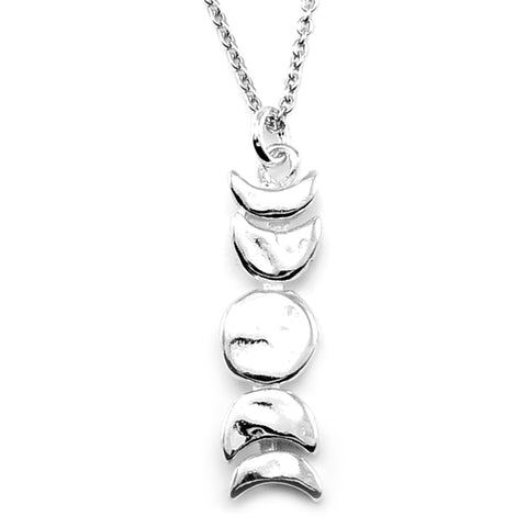 Ouroboros Charm with Moon Phases-4092