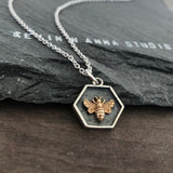 Honey Bee Necklace-C98 - Kevin N Anna