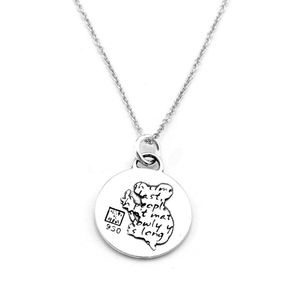 OUR Rescue Necklace (Horizontal Silver) – A Nice World