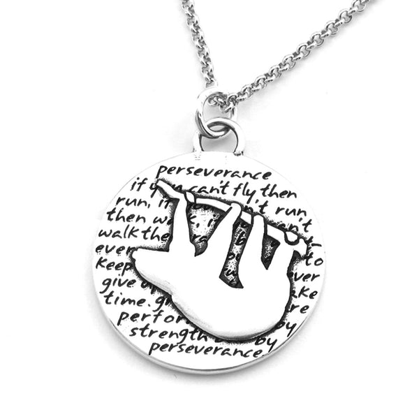 Sloth Necklace (Perseverance)-D108 - Kevin N Anna