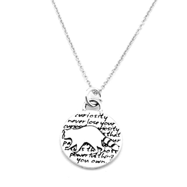 Raccoon Necklace (Curiosity)-D112SM - Kevin N Anna
