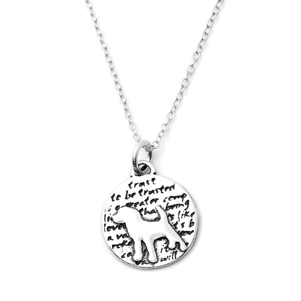 Dog Necklace (Trust)-D33SM - Kevin N Anna