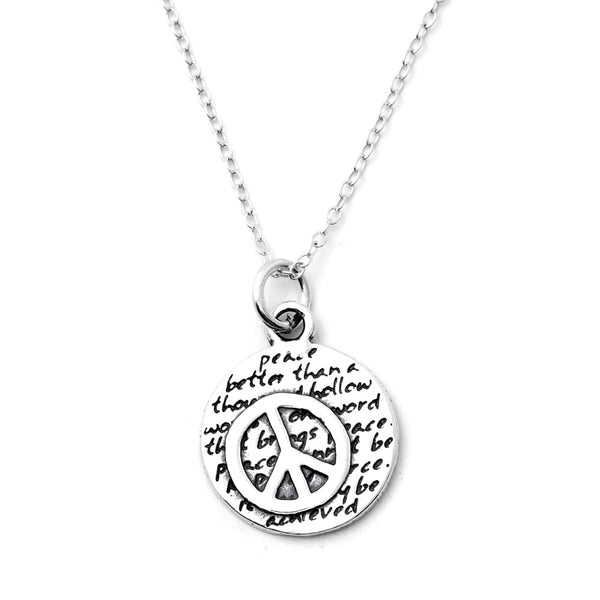 Peace Necklace (Peace)-D59SM - Kevin N Anna