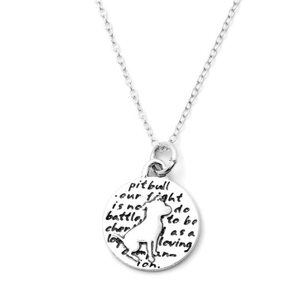 Pitbull Necklace-D91SM - Kevin N Anna