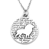 Lion Necklace (Courage)-D92 - Kevin N Anna