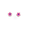 Flower Stud Earrings-FL - Kevin N Anna