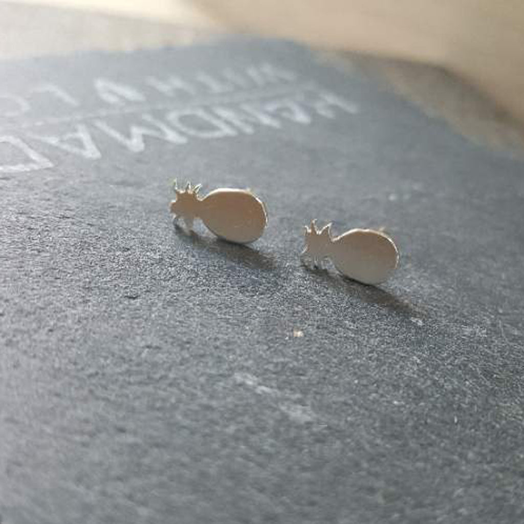 Pineapple Earrings-FT63 - Kevin N Anna
