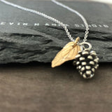 Pinecone Necklace-74407L - Kevin N Anna