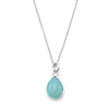 Sea Green Chalcedony Necklace-15085 - Kevin N Anna