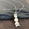 Moon Phase Necklace-SMALL-C71S - Kevin N Anna