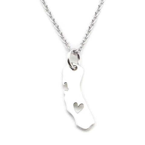 USA Sterling Silver Charm Necklace