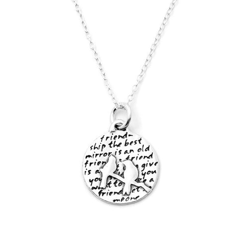 Two Hearts Necklace (Mother Love)-D101