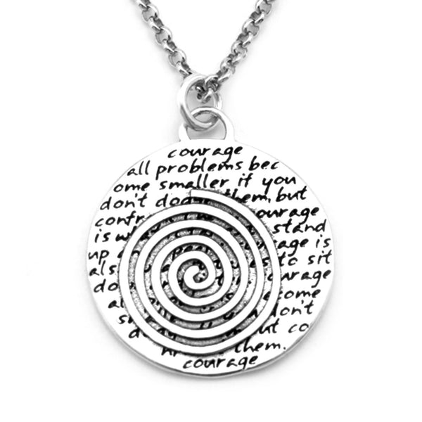 Spiral Necklace (Courage)-D09 - Kevin N Anna