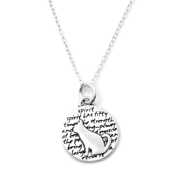 Cat Necklace (Spirit)-D31SM - Kevin N Anna