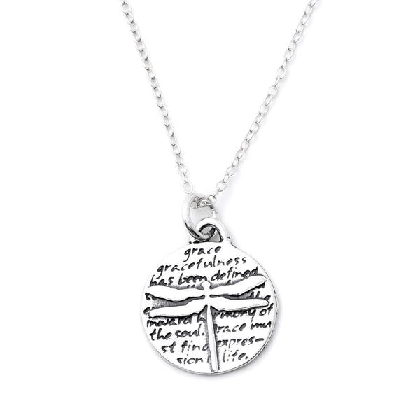 Dragonfly Necklace  (Grace)-D34SM - Kevin N Anna