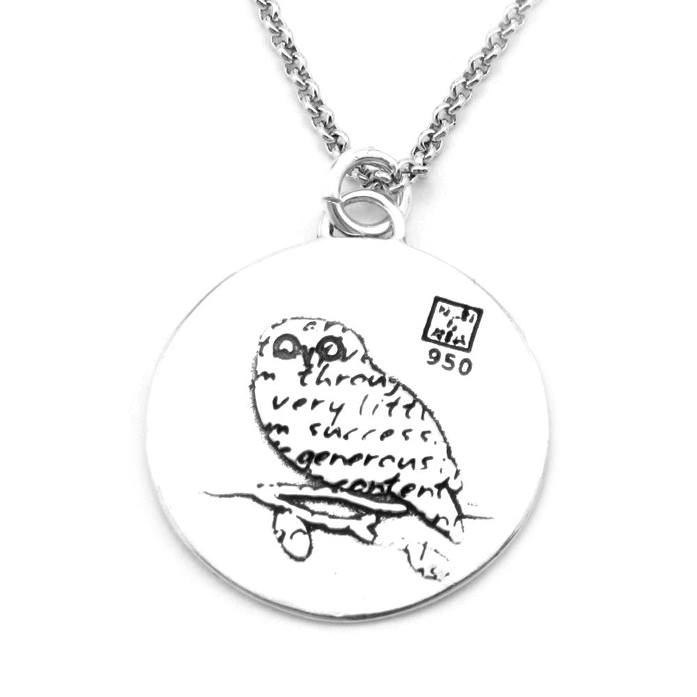 Owl Necklace (Wisdom)-D38 - Kevin N Anna