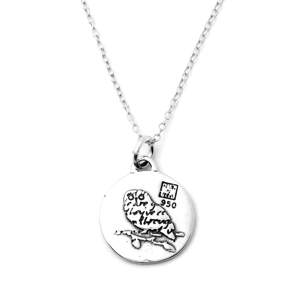 Owl Necklace (Wisdom)-D38SM - Kevin N Anna
