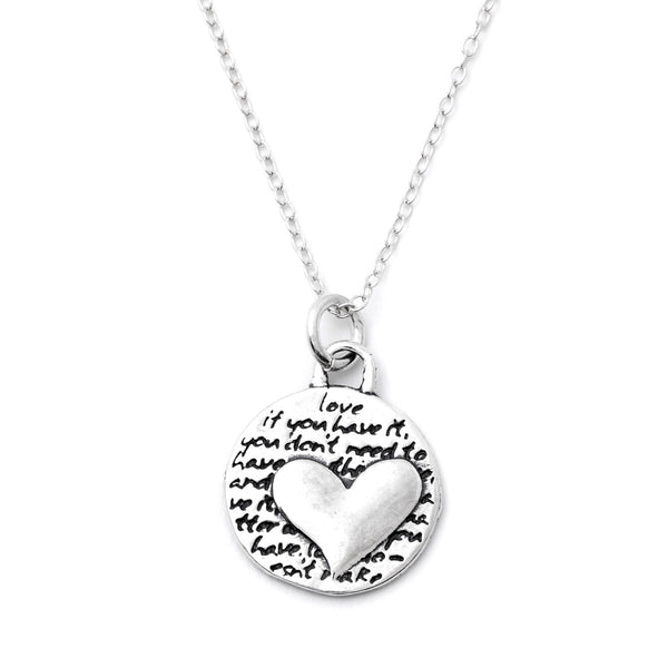 Heart Necklace (Love)-D40SM - Kevin N Anna