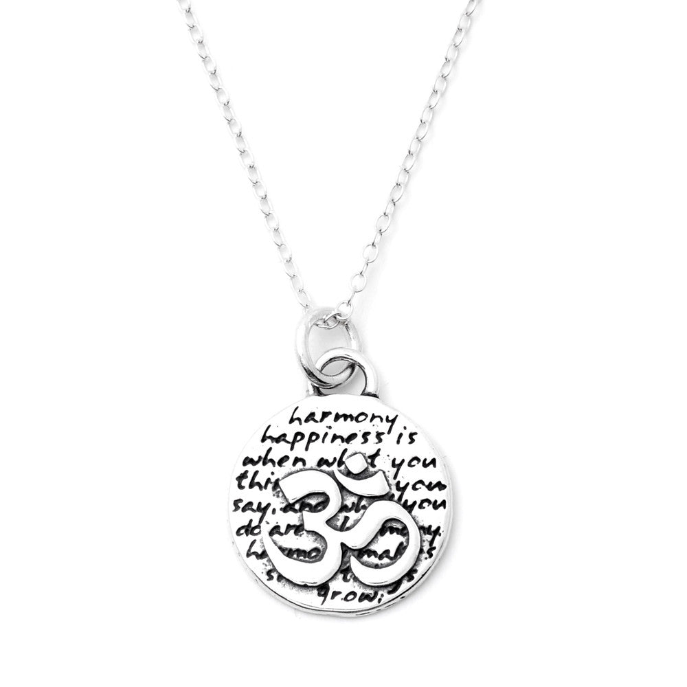 OM Necklace (Harmony)-D52SM - Kevin N Anna