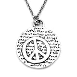 Peace Necklace (Peace)-D59 - Kevin N Anna