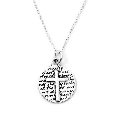 Tiny Cross Charm-7008