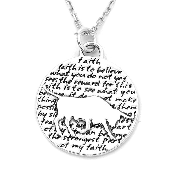 Taurus Necklace (Faith)-D98 - Kevin N Anna
