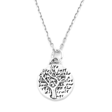Acorn Oak leaf necklace-C6788