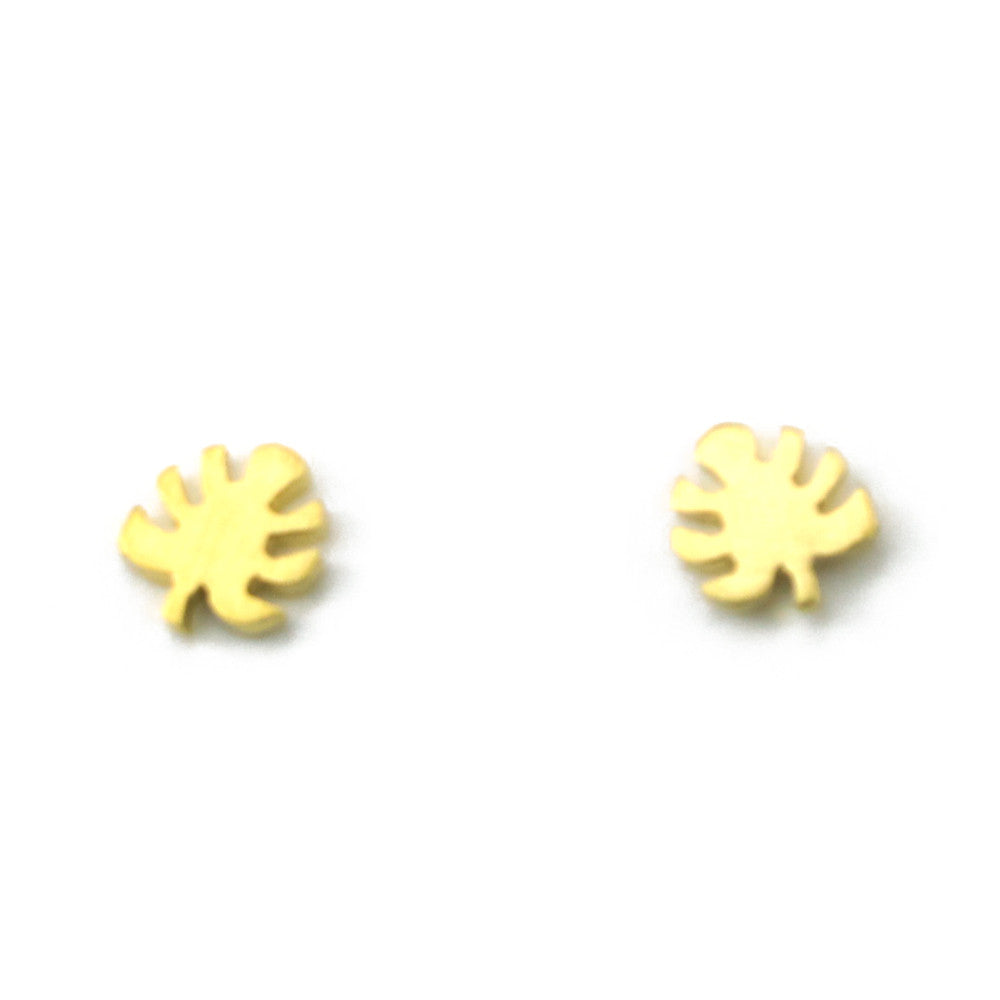 Leaf Earrings-FT55 - Kevin N Anna