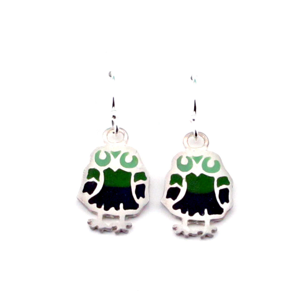 Owl Earrings-T8855E - Kevin N Anna