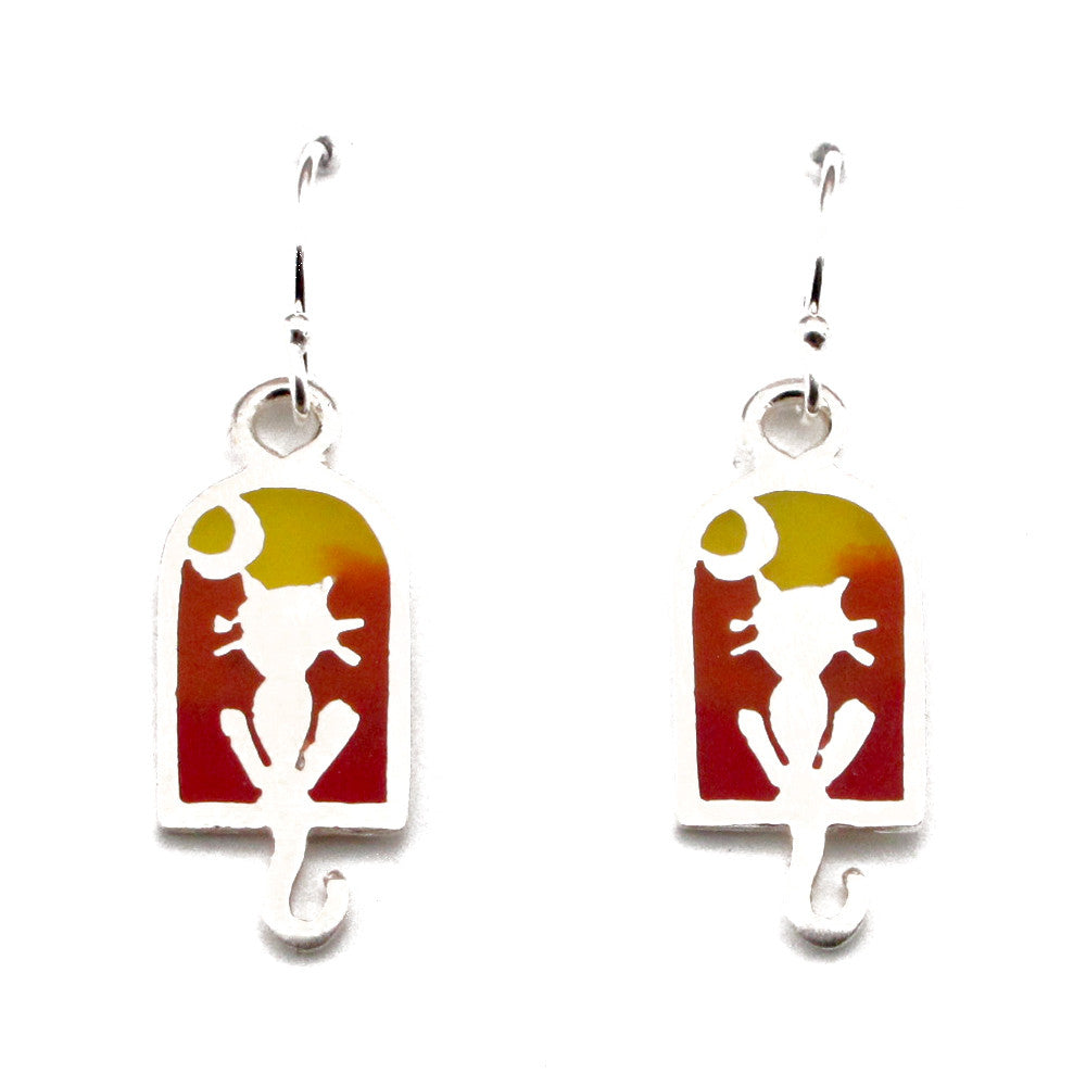 Cat Earrings-T9902E - Kevin N Anna